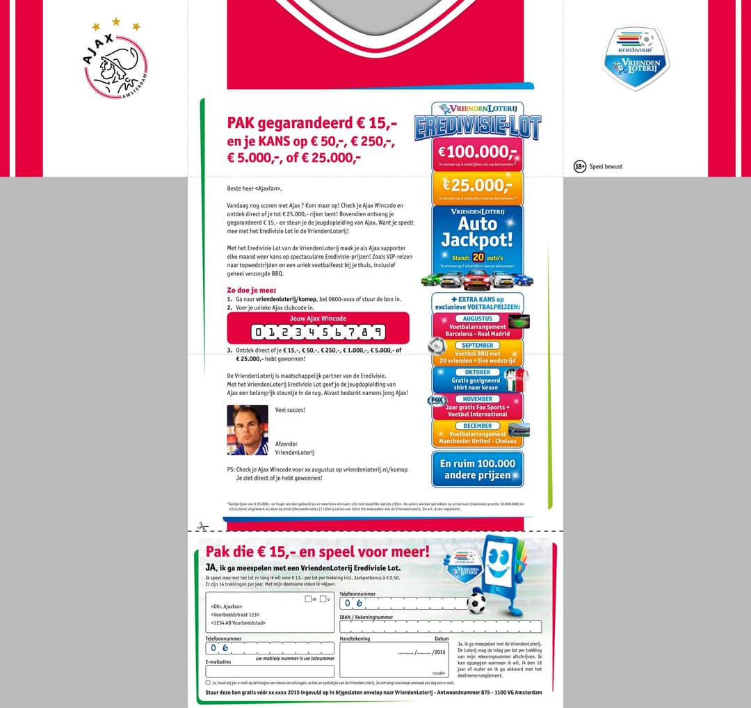 Vriendenloterij screenshot 2